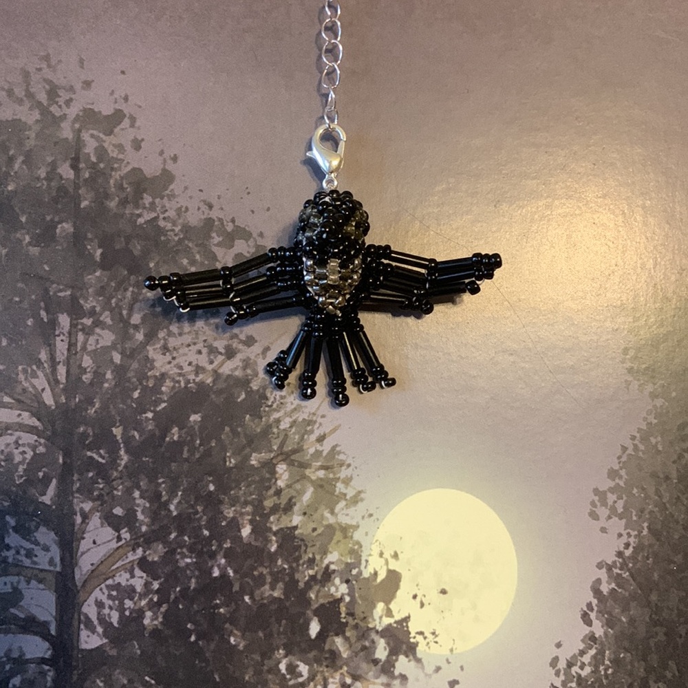 Hand made raven charm